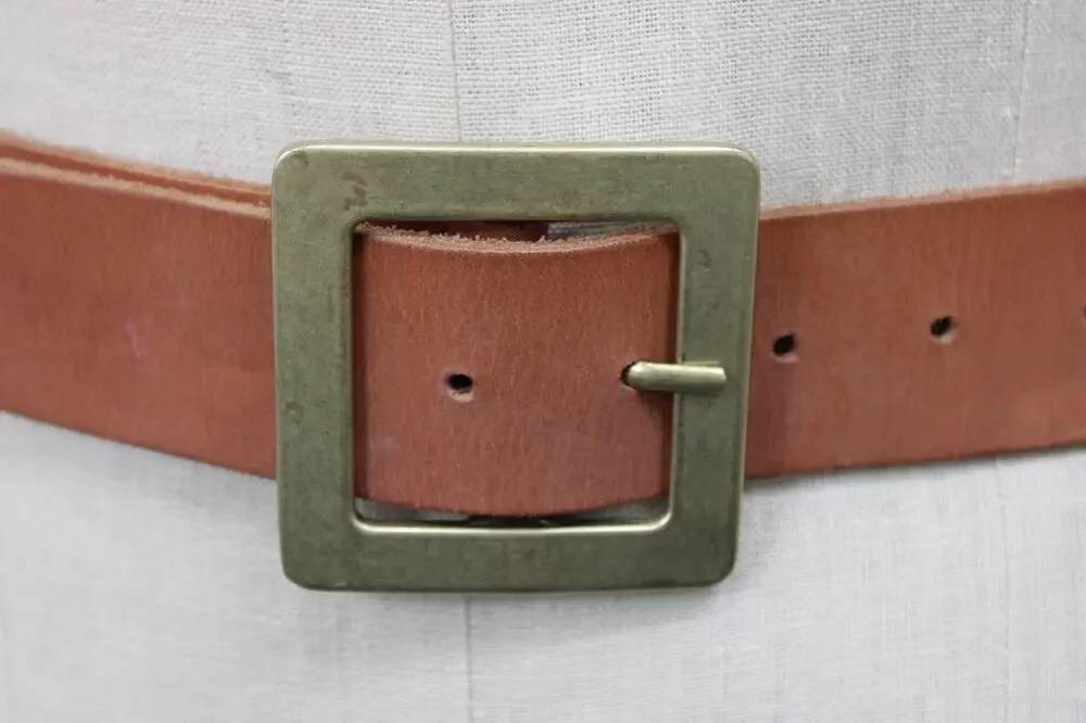 Free People Belt Brown Leather Size XS/S Minimalist